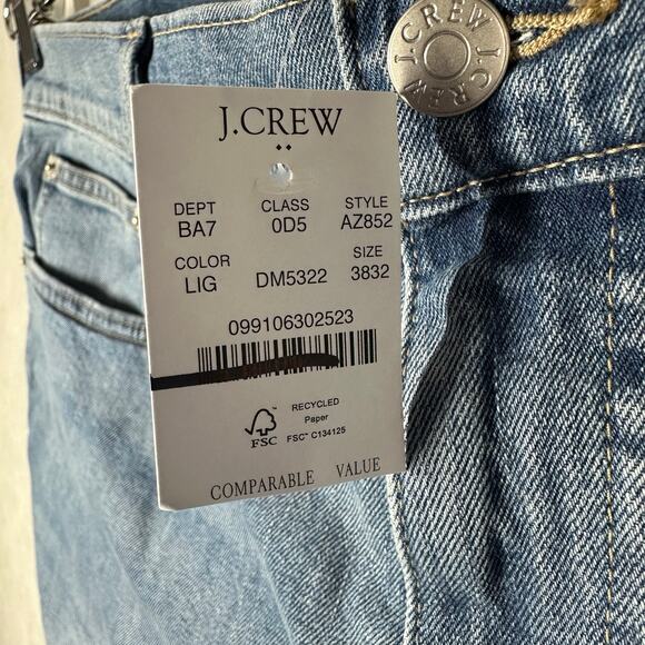 J. Crew Men’s Signature Flex Straight Denim Jeans Size 38 Inseam 32 - Picture 7 of 9